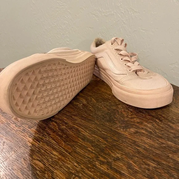 VANS off the wall old skool skaters pink womens 6.5 - Picture 7 of 8